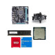 H81 Motherboard Complete Assembly Kit with Core i7 4th Generation Processor + 3.4GHz + 16GB DDR3 RAM + 256GB SSD