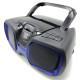 Sylvania Portable Bluetooth Boombox with Top-Loading CD Player