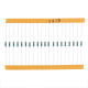 2600pcs 130 Values 1/4W 0.25W 1% Metal Film Resistors Assorted